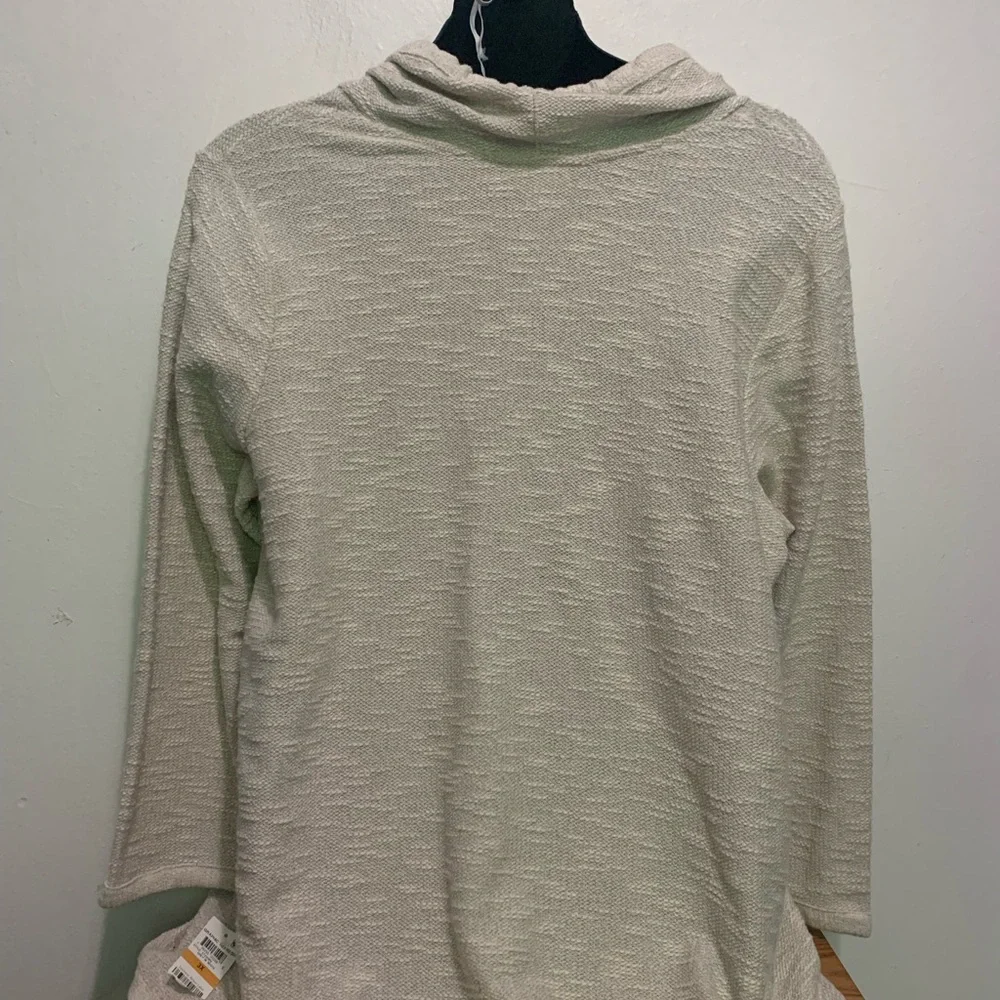 Style & Co Cowl Neck Top with nubby texture Size 3X NEW